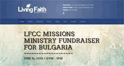 Desktop Screenshot of livingfaithchristianchurch.com